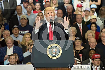 President Trump Editorial Stock Photo